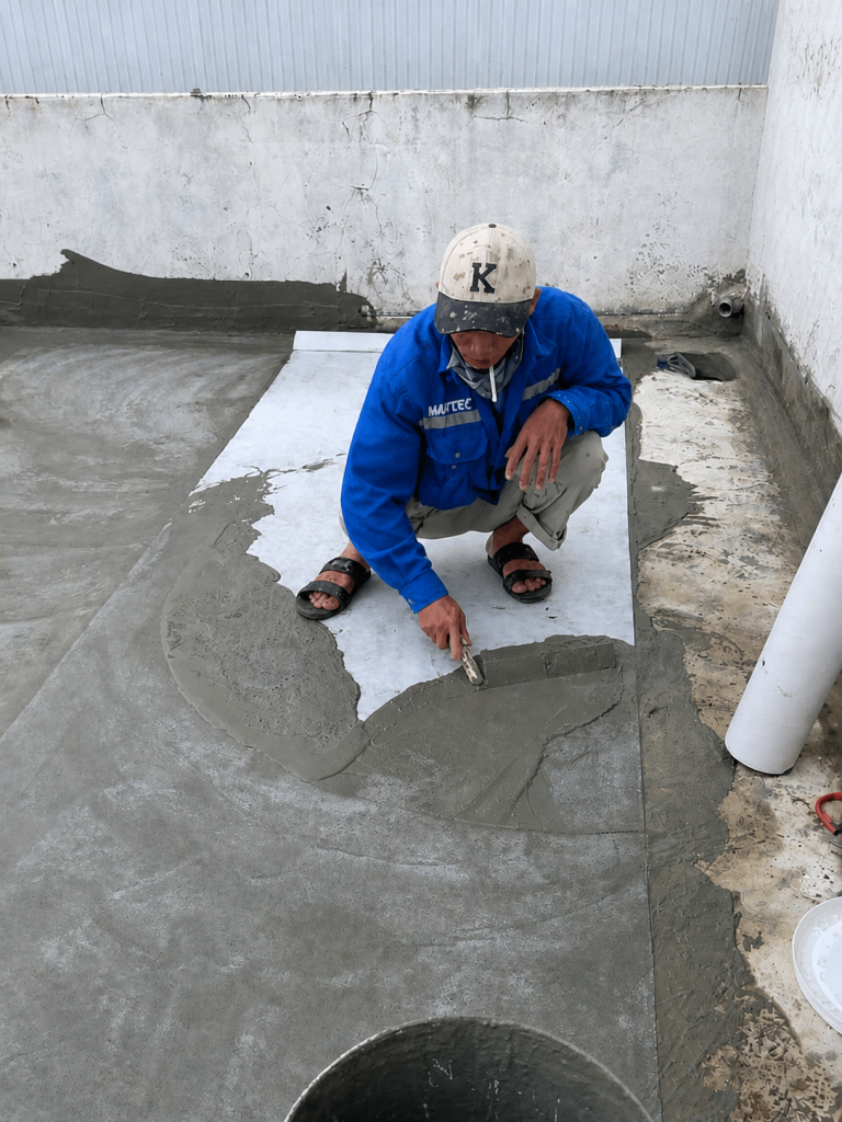 QUY TRÌNH CHỐNG THẤM MÀNG PPE CHUẨN KỸ THUẬT