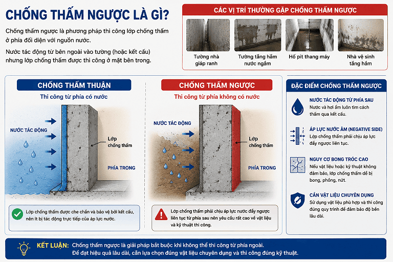 Chống thấm ngược là gì?