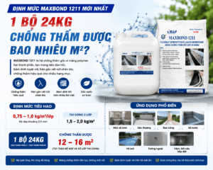 Định mức Maxbond 1211 mới nhất